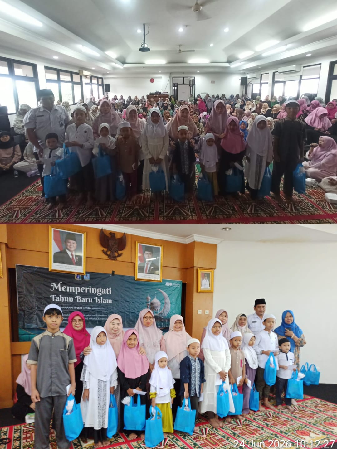 pengajian rutin dan santunan anak yatim